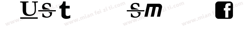 Just Cosmic Font Logos字体转换